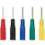 优联星 DCC系列2MM转4MM插座电力端子测试插针φ2针形插头 红色1个