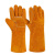 双安电焊手套耐磨防烫耐高温 焊工用加厚 劳保防护柔软二保 黄色 