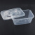凯圣蓝 KSL-Q520 长方形透明塑料快餐盒 加厚带盖打包盒 300只/箱1000ml