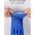 适配佳护P806棉毛浸塑劳保胶工业橡胶磨砂防水防油耐酸碱加厚防滑 蓝色磨砂手套（3双） 均码