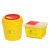 途百4L圆形垃圾桶锐器盒黄色利器盒收纳盒医疗诊所废物桶