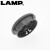 LAMP蓝普设备收纳盒电脑桌线孔盖穿线孔盖孔洞装饰盖45/55孔 55mm孔用：黑色