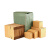 纸箱子邮政快递物流打包盒半高箱搬家包装纸盒加硬 三层QA(低挡） 600个 12号(130x80x90mm)