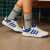 阿迪达斯 （adidas）ENTRAP休闲运动板鞋少年感复古篮球鞋子男女春秋 白/蓝 35.5码 215mm
