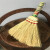 传统手工编织扫炕笤帚高粱苗床扫刷子套装结婚苕帚簸箕家用小扫把 金扫把铃铛