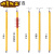 令克棒高压绝缘棒拉闸杆绝缘杆电工电力伸缩操作杆10千伏超硬35kv 10KV 2节2米(防雨型）袋子