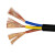 凤达 国标中型三芯多股软橡套线缆 YZ3*2.5平方 1米