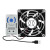 弱电箱智能温控风扇5v模块多媒体箱配件散热器内插座非12 超过40°启动USB风扇散热