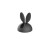CNKTELE兔耳朵理线器圆形数据线固定器桌面收纳整理粘贴式电线收纳扣 黑色6只装