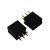 丢石头 2.54mm间距排母 排针插座 每件10只 直插针座 电子连接器 双排（十个） 2pin