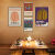 HKTK草间弥生装饰画抽象小众艺术挂画卧室房间咖啡厅奶茶店客厅壁画 HNS-5 30*40（送配件包）黑色框（其他