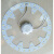 三色LED风扇卧室吸顶灯板环形圆形白黄暖光磁吸高亮贴片灯珠 24W三色直径27厘米无极调光 其它 其它