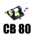 SC标准气缸附件安装精品底座CA/CB32/40/50/63/80/100 单双耳座 精品CB80 配 SC80缸径