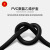 高晖（GAOHUI）橡套软电缆线YZ2*1.5平方中型橡皮电缆线 橡胶户外电源线国标100米