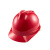 HKNA世达V型ABS安全帽国标建筑工程施工工地加厚领导安全头盔五色可选 TF0202R红色ABS透气款