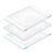 天能WB电泳玻璃板制胶凝胶薄板厚板蛋白玻璃短板/厚板 伯乐原装厚板1653312 1.5mm单片