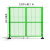 汇一汇 移动护栏 工业车间机械设备铁丝围栏隔离网 绿色 1.5m高*2.0m宽(对开门)