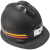 YKW 煤矿专用安全帽 光面玻璃钢常规款黑色