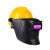 高空焊工防护电焊安全帽头戴式自动变光焊工面罩全自动焊帽 高空变光面罩不含安全帽