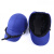 工地安全帽内胆内衬安全帽帽壳塑料帽子工业煤矿安全帽壳配件防撞帽 四孔宝蓝
