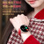 贝吉塔KOSS新年红女生智能手表运动手表适用于安卓ios手机生日情人送礼 细皮带开运红