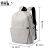 袋鼠（KANGAROO）双肩包男潮酷休闲背包潮流时尚初高中书包电脑包简约大容量旅行包 米白色