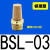 气动元件电磁阀消音器铜不锈钢消声器BSL-M5/01/02/03/04排气可调 标准型BSL03接口383分