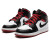 耐克（NIKE）女鞋Air Jordan 1 AJ1中帮黑白红经典复古潮流休闲运动鞋 DQ8423-106 35.5