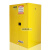 适用于GA锁固迪安危险化学品柜防爆柜易燃液体储存柜防火安全柜双人双锁 30加仑黄色