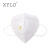 XYLD KN95 防护口罩 耳带式 带呼吸阀（只）防尘口罩