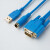 适用plc数据线LG编程电缆K7M K120S通迅下载USB-LG-XGB 【镀金蓝】镀金接口+屏蔽磁环 3米