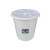 特厚大白桶塑料发酵桶储水桶级圆形桶熟料120升胶桶100升 加厚65L桶含盖含铁耳白色