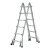 多功能折叠梯工程梯家用梯子伸缩梯人字梯小巨人梯升降加厚铝合金 小巨人6步梯