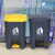 废料化学品分类垃圾箱脚踏垃圾桶锐器加厚型塑料专用加厚大桶针筒Z 45L特厚脚踏桶- 高韧性