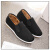 谋福（CNMF）老北京加绒黑布鞋 保暖手工软底车间司机 一脚蹬棉板鞋 （黑色加绒布鞋） 45 