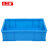久工保 蓝色长方形加厚塑料周转箱电子零件340胶框 JGB-ZZX086 （个） 340箱385*250*100mm蓝色