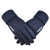赫思迪格 麂皮绒手套 冬季全指保暖加绒触屏户外防风骑行防滑手套 黑色1双 JG-1682