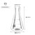 玻璃三角烧瓶烧杯化学实验器材锥形瓶带塞50/150/250/500/1000ml 环球直口三角瓶300ml