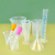施莱登 塑料量杯刻度滴管套装小实验幼儿园大班科学区区域材料玩教具益智 中号量杯套装[9件] 