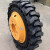 农用82516挖掘机轮胎人字75016装载机铲车轮胎新源挖沟机轮胎 82516实心胎+钢圈