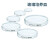 玻璃培养皿圆型直径60/75/90/100/120/150/200mml细胞细菌培养皿 无标120mm/一箱60个