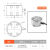 高精度微小型自动化治具机器人测力称重电阻应变圆柱拉压力传感器 RDF-TM30 高精度拉压