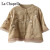 拉夏贝尔（La Chapelle）新中式国风衬衫女打底衫新款24高级感高档高端大气品牌春秋款洋气 紫色 M