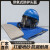 空调式供氧喷砂头盔 可配套连体分体喷砂服 活性炭过滤器 调温器 蓝色1 轻便式喷砂服 方型面罩