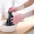 女厨房乳胶橡胶耐用刷碗洗衣服胶皮家务清洁防水工业品 zx粉色 M