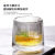 惠寻 京东自有品牌 玻璃杯高颜值家用喝水杯办公室咖啡杯果汁杯 转转杯170ml