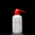 塑料洗瓶 弯管红白头500/250/1000ml 实验室弯头清洗瓶 冲洗瓶 250ml【红头洗瓶】带刻度