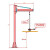 妙普乐气动摇臂上料吸盘激光切割上料机吸吊机械手板材搬运码垛堆料吸盘 200丁青吸盘