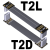 USB2.0扁平数据软排连接延长线 C公type-c弯角90度轻薄短小ADT T2D-T2D 13P 0.03m
