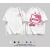 唐晓笙女童t恤短袖2024夏季新款洋气时髦半袖上衣 白色 120cm